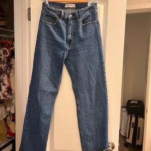 Abercrombie & Fitch Straight Blue Jeans